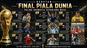 Pantang Dilupakan! Ini 9 Final Piala Dunia Paling Dramatis Sepanjang Masa