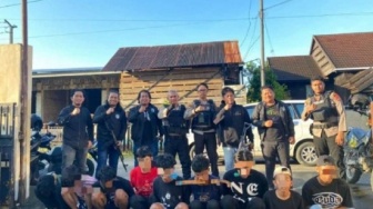 Serang Warga Pakai Anak Panah, 10 Anggota Geng Motor di Maros Diringkus Polisi
