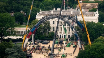 Gedung Putih Bangun Arena Baku Pukul untuk Rayakan HUT ke-250 AS dan Ulang Tahun Trump