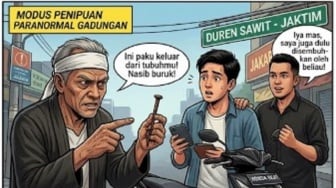 Tipu-Tipu 'Paranormal Sakti' di Duren Sawit, Motor Korban Raib Usai Ritual Paku