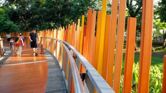 Libur Panjang Idul Adha, Warga Serbu Tebet Eco Park