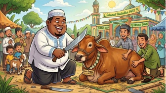 Surga Jalur WNI Itu Memang Nyata, Kali Ini Lewat Sapi-Sapi Kurban Presiden