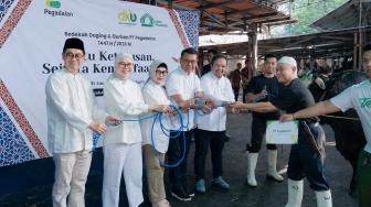 Rohis Pegadaian Wujudkan Satu Ketulusan Sejuta Kebermanfaatan: Distribusi 4.500 Paket Daging Kurban