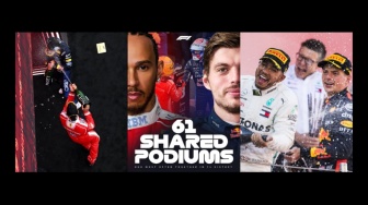 Angka 61 yang Ikonik: Menilik Statistik Gila Rivalitas Lewis Hamilton dan Max Verstappen