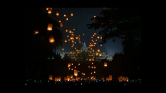 Lebih dari 1.000 Lampion akan Terangi Langit Borobudur saat Waisak 2026