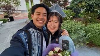 Temani Wisuda di Amerika, Jerome Polin Go Public dengan Gracia Caroline