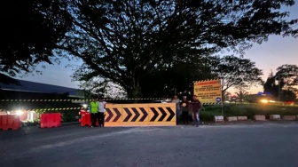Jembatan Danau Bingkuang Arah Pekanbaru ke Bangkinang Ditutup