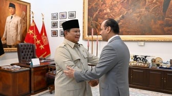 Perdana Menteri Qatar Temui Prabowo di Istana, Bawa Pesan Khusus dari Doha