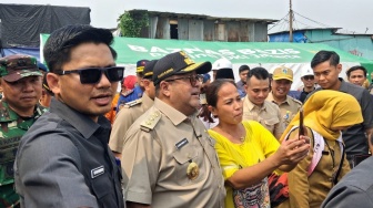 Kebakaran Kemayoran Hanguskan 304 Bangunan, Rano Karno: Listrik Harus Dijaga!