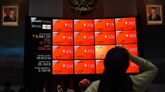 IHSG Anjlok Karena Investor Ragukan Kredibilitas Kebijakan Pemerintah