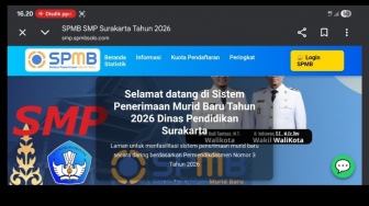 Gawat! Ada Situs Palsu SPMB Solo, Lengkap dengan Foto Wali Kota dan Wakil Wali Kota