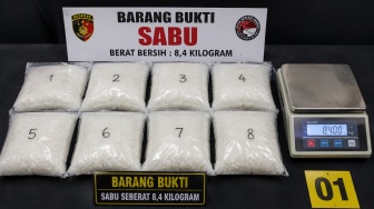 8,4 Kg Sabu-Pod Getar Asal Sumut Gagal Terbang ke Kalimantan, 2 Orang Ditangkap
