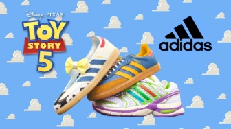 Woody dan Buzz Kini Bisa Dipakai di Kaki, Kolaborasi Adidas x Toy Story 5!