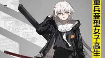 Heavily Armed High School Girls Karya Ilustrator neco Diadaptasi Anime 2027