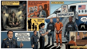 Tamat di Bunker Depok! Buronan Predator Seksual AS Dideportasi, Dijemput Langsung US Marshal