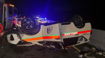 Kecelakaan di Tol Pekanbaru-Dumai, 3 Penumpang Ambulans Tewas Seketika