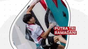 Putra Tri Ramadani Ukir Sejarah, Jadi Atlet Indonesia Pertama Juara Lead di World Climbing Series