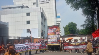 Geruduk Gedung BPK RI, Massa Tuntut Usut Dugaan Kredit Bermasalah Kalla Group, Ada Apa?