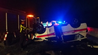 Detik-detik Ambulans Hantam Truk di Tol Pekanbaru-Dumai, 3 Orang Tewas