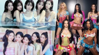 LE SSERAFIM, ILLIT, KATSEYE Siap Rilis Lagu Kolaborasi ICONIC BY MISTAKE