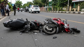 Kereta Laga Kambing di Deli Serdang, 1 Orang Tewas