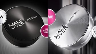 Beda Cushion Make Over Powerstay dan Hydrastay, Mana yang Lebih Tahan Lama?