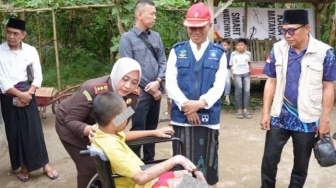 Kasus Santri Dibakar Teman, Kejari Lombok Tengah Beri Bantuan