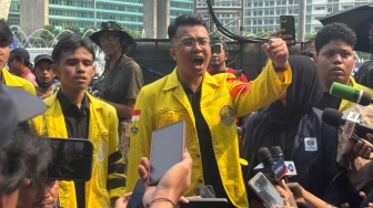 Ngotot Mau Demo di Bundaran HI Meski Dihadang Aparat, Mahasiswa: Istana dan DPR Tak Mendengar Kami!