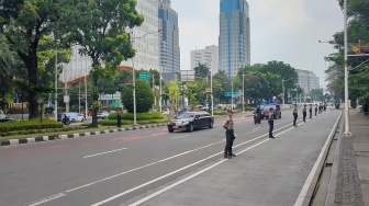 Iring-Iringan Presiden Jerman Tembus Jantung Jakarta, Jalur Protokol Steril Sempurna