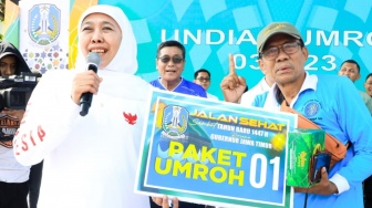 Sambut Tahun Baru Islam 1448 H, Gubernur Khofifah Ajak Masyarakat Meriahkan Jalan Sehat