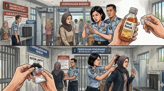 Dua Kali Sehari! Modus Obat Batuk dan Kunciran Rambut Dipakai Selundupkan Narkoba ke Rutan Salemba