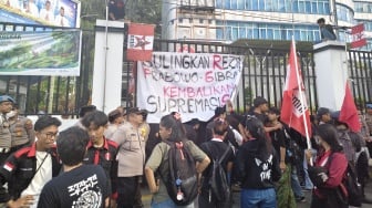 GMNI Geruduk DPRD Medan, 'Gulingkan Rezim Prabowo-Gibran'
