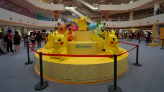 Ada Pokmon di 23 Semarang, Pengunjung Bisa Belajar Main Kartu Koleksi hingga Bertemu Pikachu