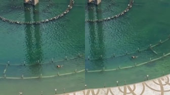 Bukan Warga Nekat! Satpol PP Ungkap Sosok Orang 'Penting' yang Viral Berenang di Kolam Bundaran HI