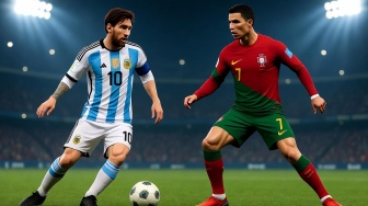 Lionel Messi Hattrick, Cristiano Ronaldo Quattrick ke Gawang Kongo?