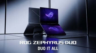 ROG Zephyrus Duo, Laptop Dua Layar dengan RTX 5090 Seharga Mobil Bekas!
