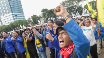 Demo Mahasiswa di DPR, Tuntut Evaluasi Kabinet Merah Putih