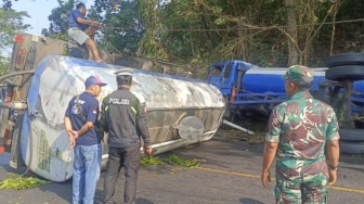 Maut di Sumberpucung Malang: Pengendara Motor Tewas Tertimpa Truk Tetes Tebu
