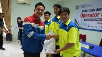 Kilang Plaju Cetak Operator Scaffolding Bersertifikat, Dorong Kesiapan Tenaga Kerja Lokal