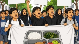 Geger Siswa SD Demo Dukung MBG, Saat Hak Anak Dirampas Demi 'Syahwat' Orang Dewasa