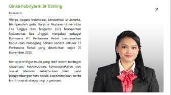 Siapa Ginka Febriyanti yang Dituding Ikut Demo Bayaran dan Kini jadi Komisaris Pertamina Retail