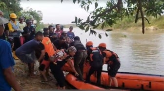 Sempat Hilang, Pencari Ikan Ditemukan Meninggal di Sungai Rejosari Lampung Tengah