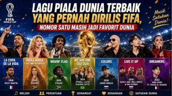 10 Lagu Piala Dunia Terbaik Sepanjang Massa, Nomor Dua Masih Favorit Dunia