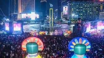 Semarak Perayaan HUT ke-499 Kota Jakarta di Bundaran HI