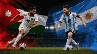 Laga Argentina vs Yordania: Saat Magis Lionel Messi Diuji Tembok Rapat 5 Bek