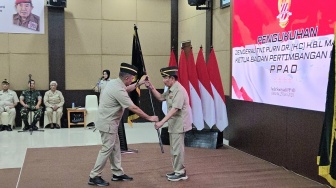 HBL Mantiri Ajak Purnawirawan TNI AD Terus Kompak Jaga Soliditas dan Perkuat Persatuan