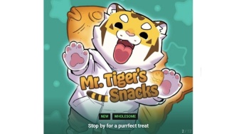 Harimau Galak Pensiun Jadi Penjual Kue? Intip Menggemaskannya 'Mr. Tigers Snacks'