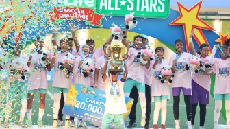 Lewat Laga Dramatis, Kudus Juara MilkLife Soccer Challenge All-Stars