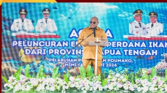 Papua Tengah Cetak Sejarah, Ekspor Perdana Hasil Perikanan Langsung dari Mimika Perkuat Ekonomi Biru