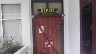 Deretan Ruangan di Kantor Bupati Kuansing yang Disegel KPK